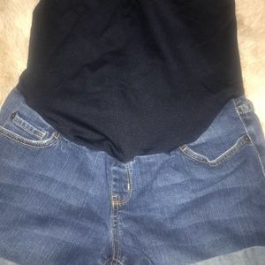 2/$20 Liz Lange xs maternity jeans shorts